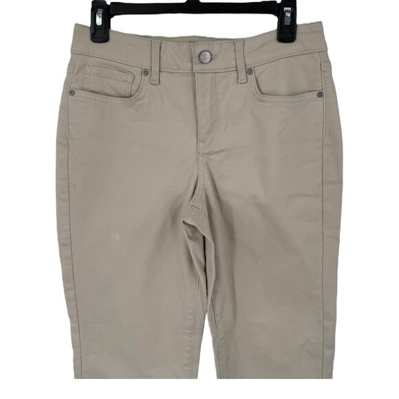 NYDJ Jeans Marilyn Straight Ankle tan size 4 - Picture 2 of 7